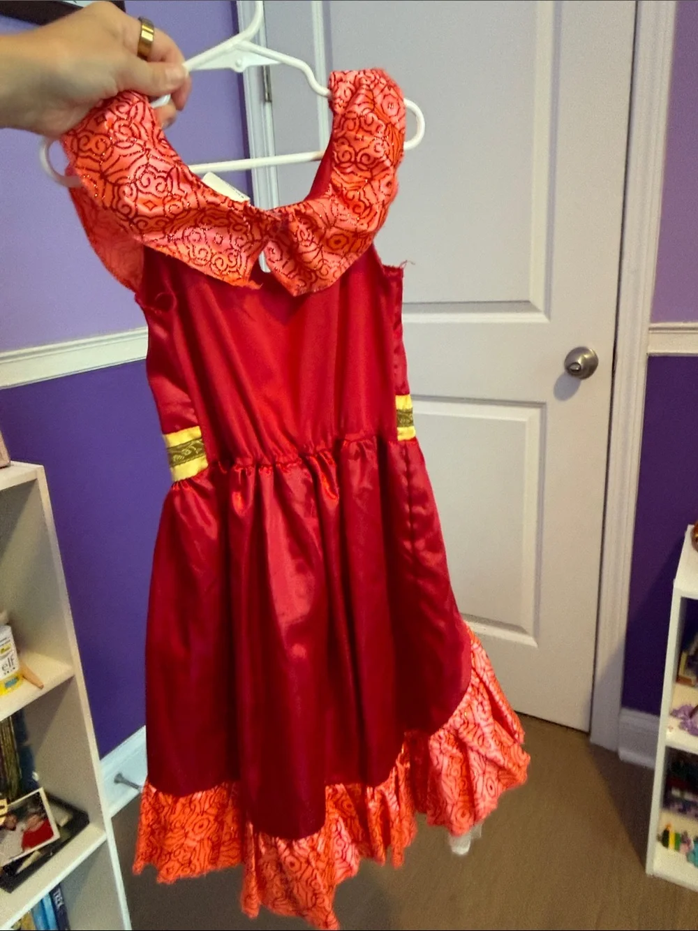 Princess Elena Red and Gold Girls' Costume Dress - Kids Costume